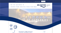 Desktop Screenshot of butze.de